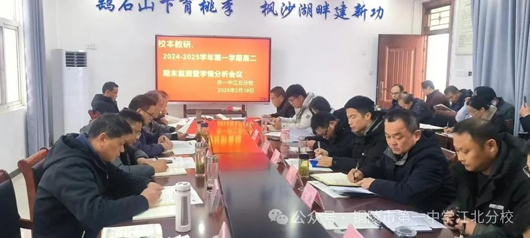 守初心集智提质 勤反思共研增效 我校召开高二年级期末质量监测暨学情分析会